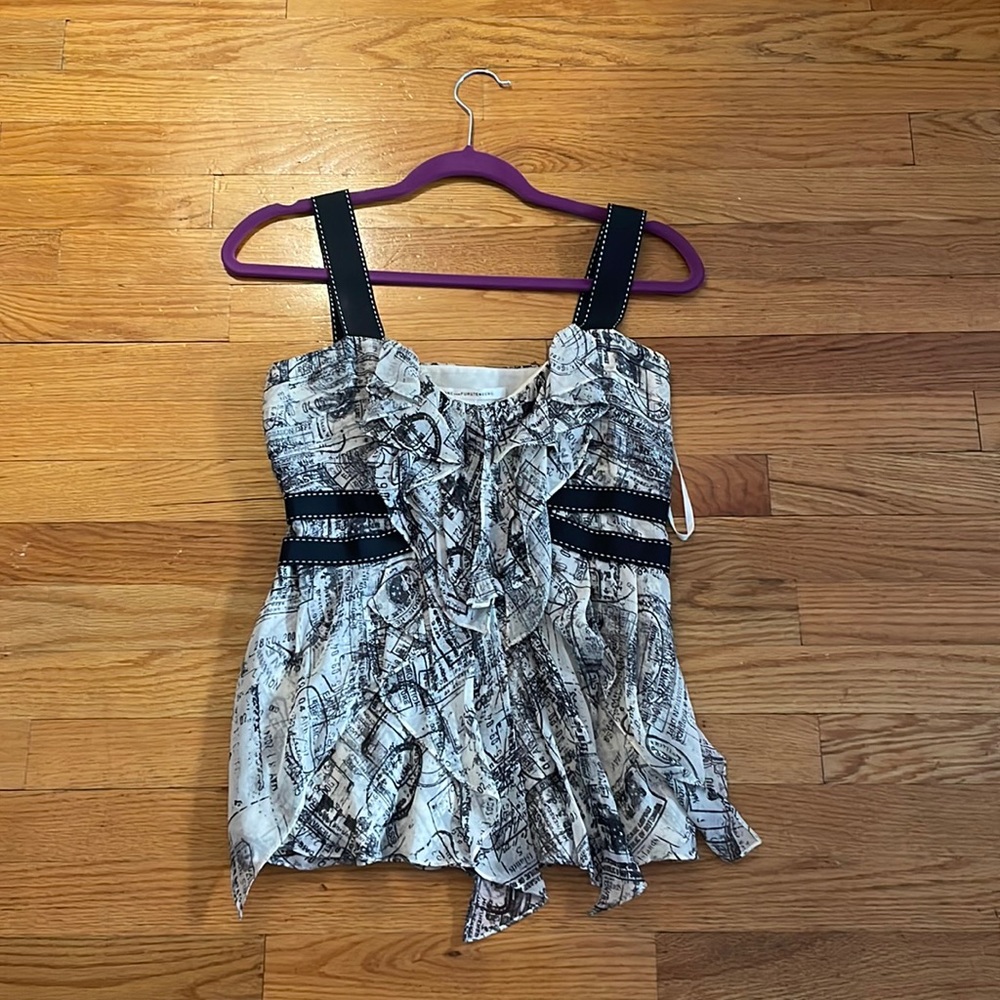 DVF Printed Top